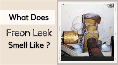 what does leaking freon smell like